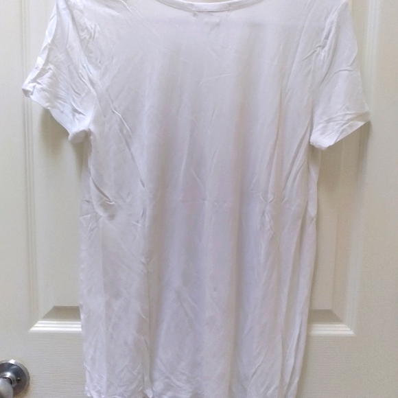 Forever 21 white t shirt, large - Picture 2 of 5